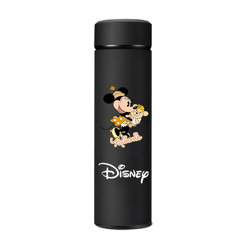 500ml Disney Mickey & Minnie Stainless Steel Thermos Cup – Double-Layer Tea Separation Bottle for Kids and Adults, 6–12 Hour Insulation