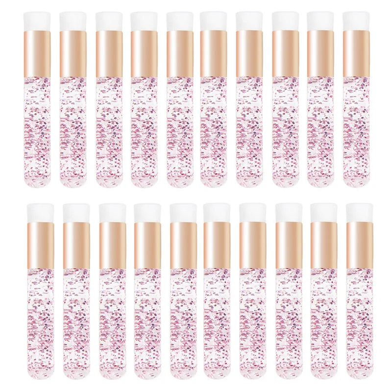 20-Piece Crystal Eyelash Cleaning Brush Set – Lash Shampoo & Blackhead Remover Tools for Eyelash Extension and Makeup Care