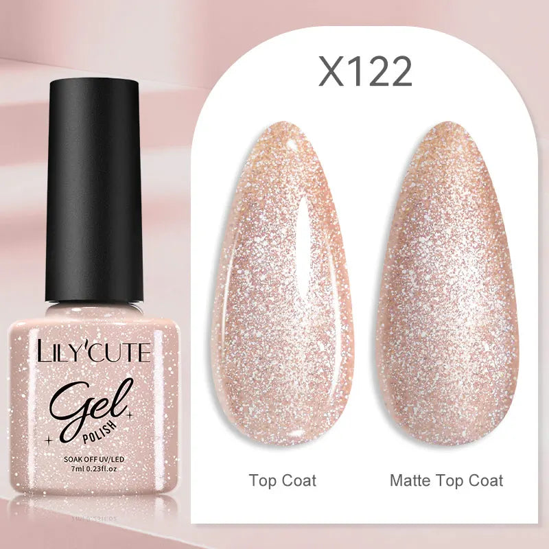7ml Brown, Red & Purple Nail Gel Polish – Coffee Color Series Semi-Permanent Soak-Off UV Gel for Nail Art