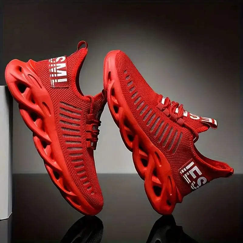 Breathable Mesh Running Sneakers – Lightweight Unisex Tennis Shoes for Outdoor Walking and Fitness