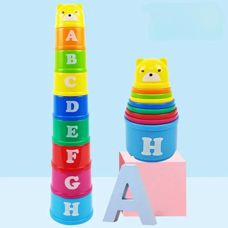 Brain Response Battle Stack Cups – Educational Hand Speed Puzzle Toy for Toddlers and Kids