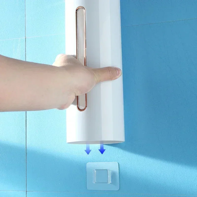 Wall-Mounted Automatic Cup Dispenser – Disposable Paper Cup Holder with Suction Mount