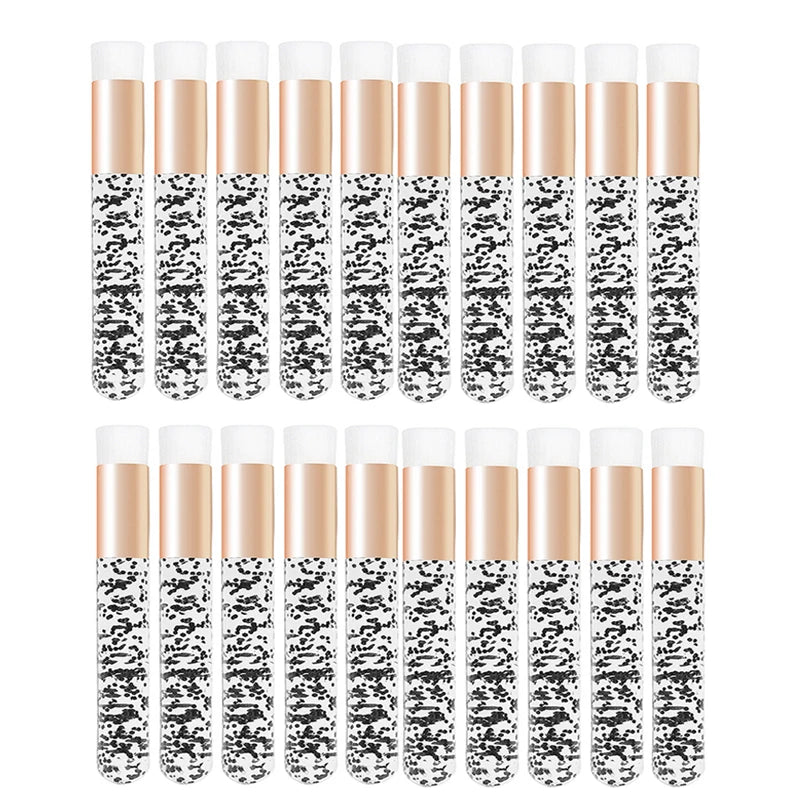 20-Piece Crystal Eyelash Cleaning Brush Set – Lash Shampoo & Blackhead Remover Tools for Eyelash Extension and Makeup Care