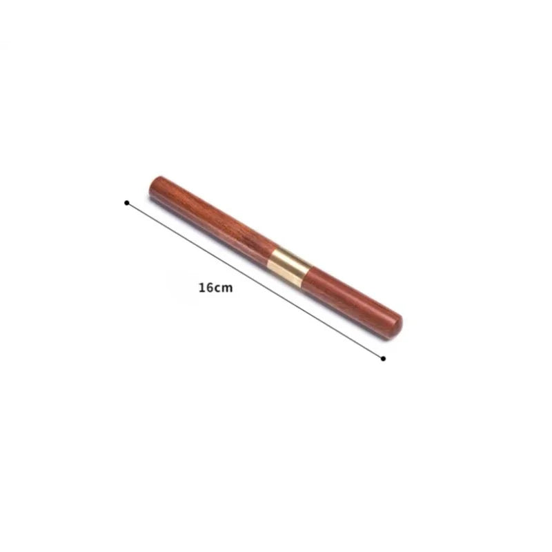 Stainless Steel Tea Needle with Sandalwood or Ebony Handle – Pu’er Tea Knife with Protective Sheath for Loosening Compressed Tea Cakes