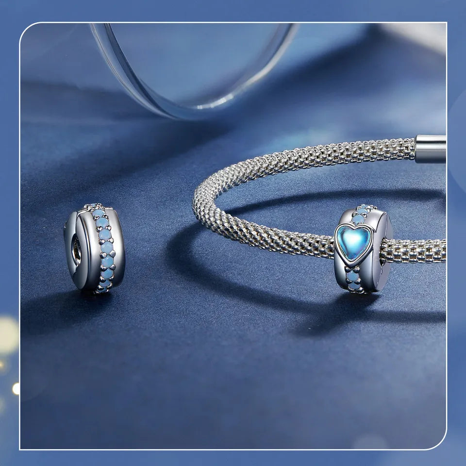 Sterling Silver Pumpkin Carriage & Dancing Shoes Charm Bead – Heart-Shaped Pendant for DIY Bracelets