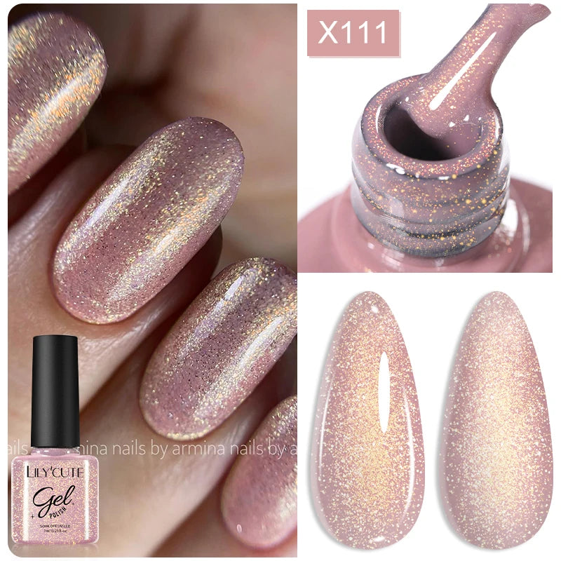 5ml Metallic Gold & Silver Liner Gel – Super Bright Mirror Nail Art Drawing Gel for French Tips & Design