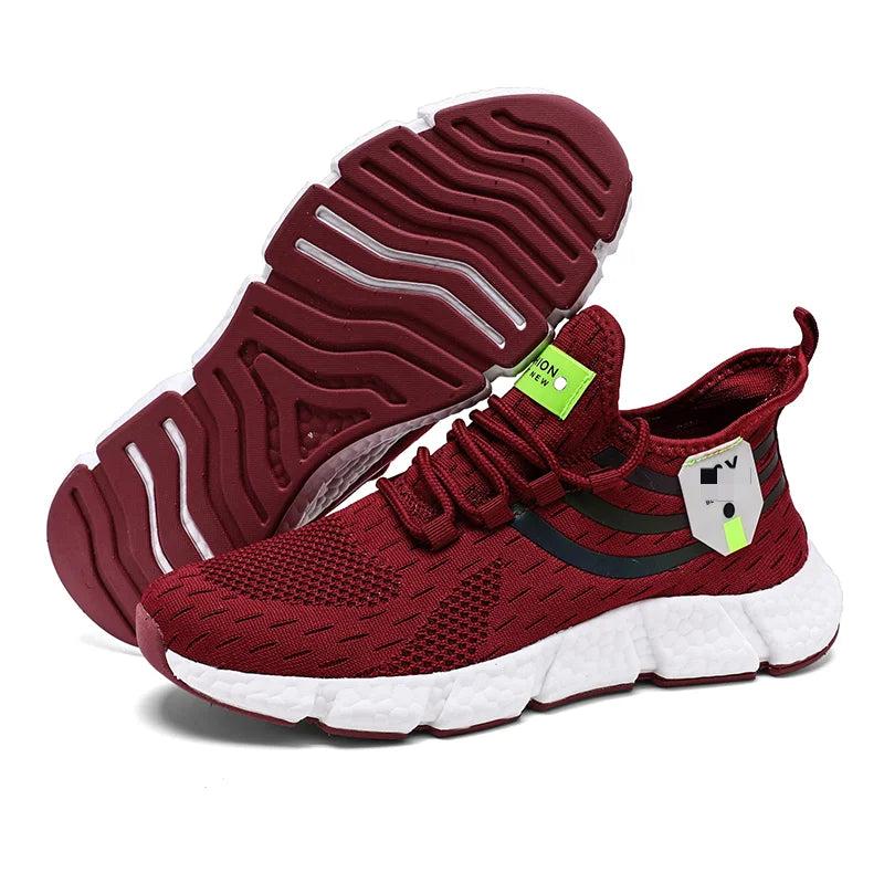 Breathable Lightweight Mesh Sneakers – Unisex Running Shoes for Women and Men