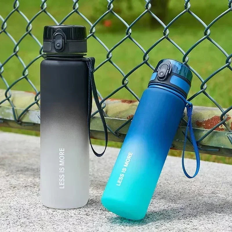 1L Large Capacity Sports Water Bottle – Leak-Proof Plastic Drinking Jug for Gym, Travel, and Outdoor Activities