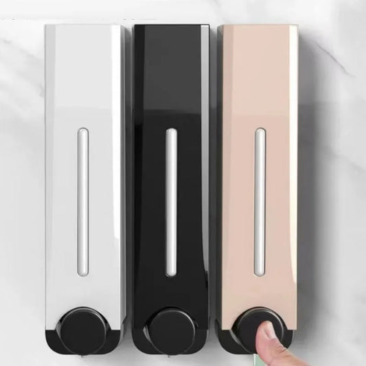 500ML Wall-Mounted Soap Dispenser – Modern Press-Type Shower Gel and Detergent Dispenser for Bathroom