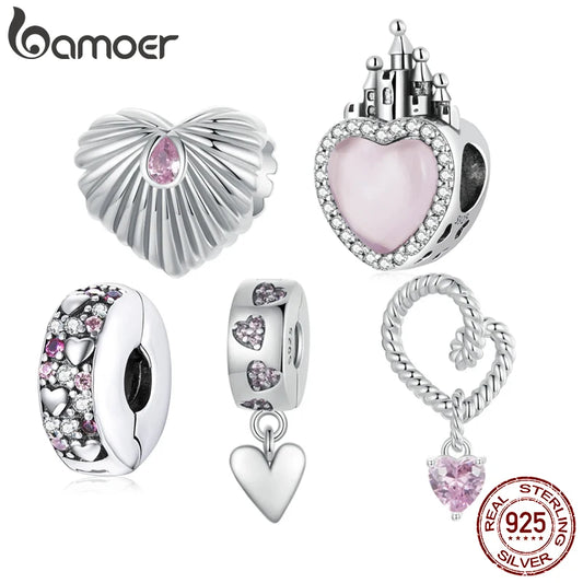 Sterling Silver Spiritual Heart Infinity Charm Bead – Fits Charm Bracelets, Lucky Symbol Jewelry for Women