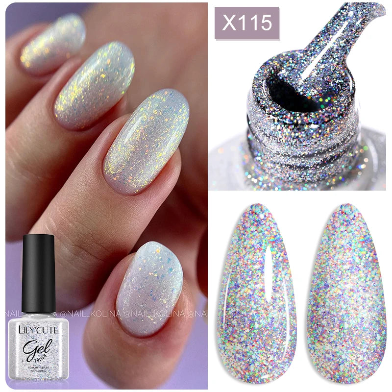 5ml Metallic Gold & Silver Liner Gel – Super Bright Mirror Nail Art Drawing Gel for French Tips & Design