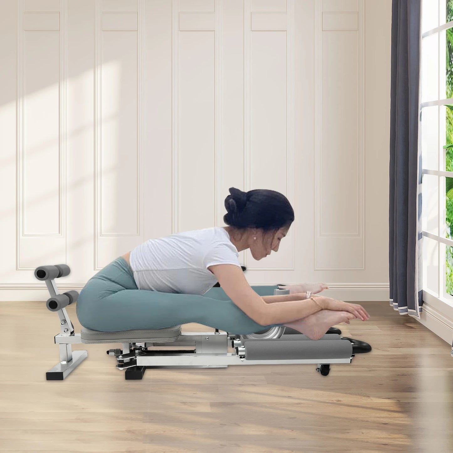 210° Leg Stretcher Splits Machine – Flexibility & Stretching Fitness Equipment for Home Training