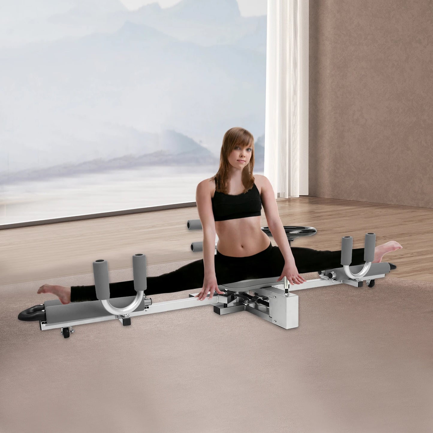 210° Leg Stretcher Splits Machine – Flexibility & Stretching Fitness Equipment for Home Training