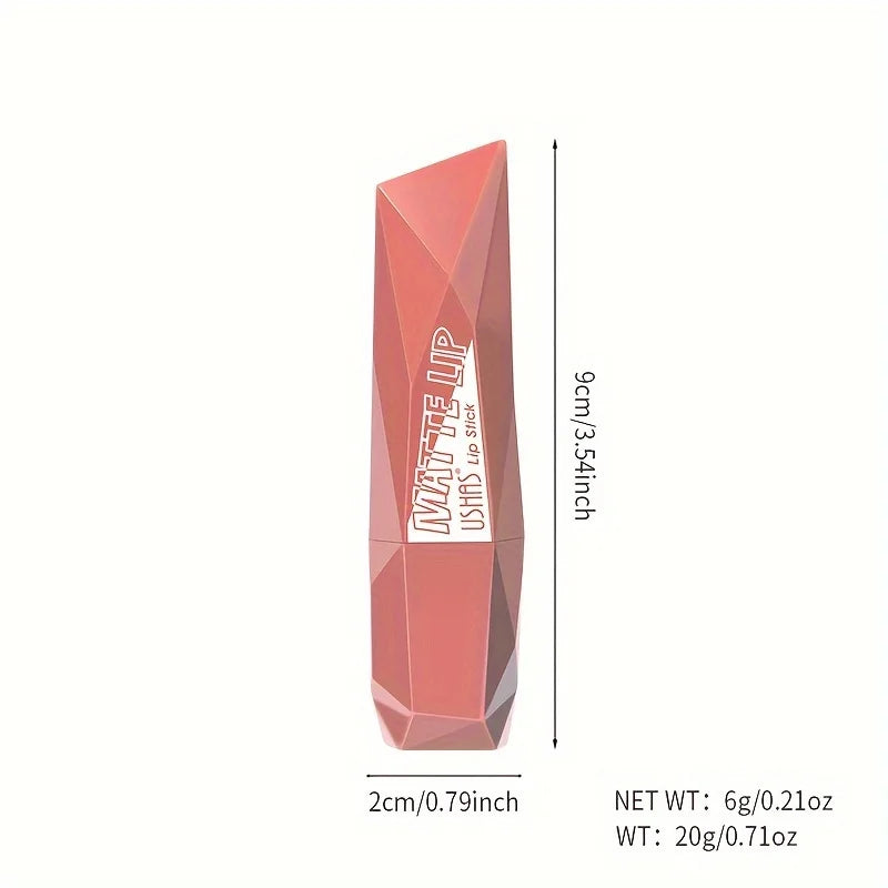 Color Matte Velvet Nude Lipstick – Long-Lasting Waterproof Moisturizing Lip Makeup