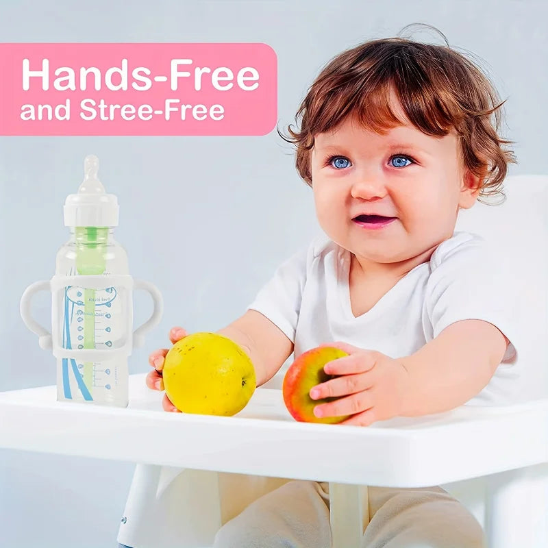 Universal Silicone Bottle Handle – Easy-Grip BPA-Free Handle for Narrow Baby Bottles