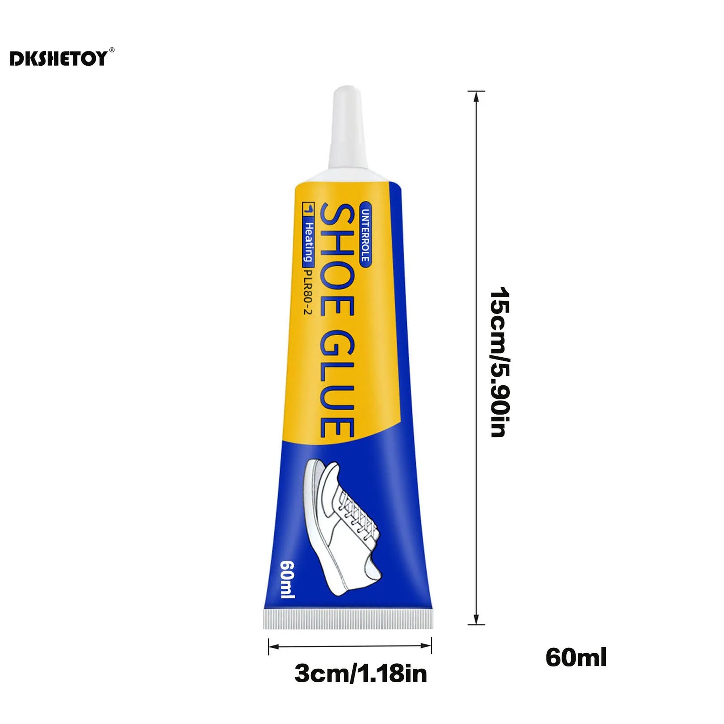 60ml Waterproof Shoe Repair Glue – Strong Adhesive for Sneakers, Boots & Leather