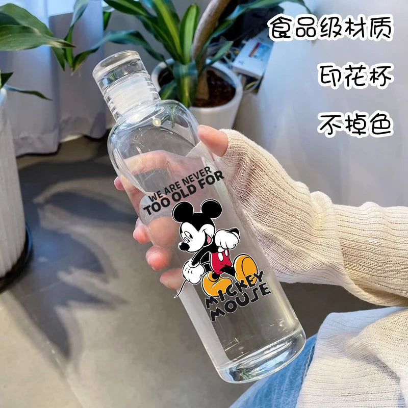 500ml Disney Mickey Water Bottle – High-Capacity Cartoon Sports Bottle for Kids and Adults, Portable Travel Drinking Bottle for Outdoor Fitness and Gifts