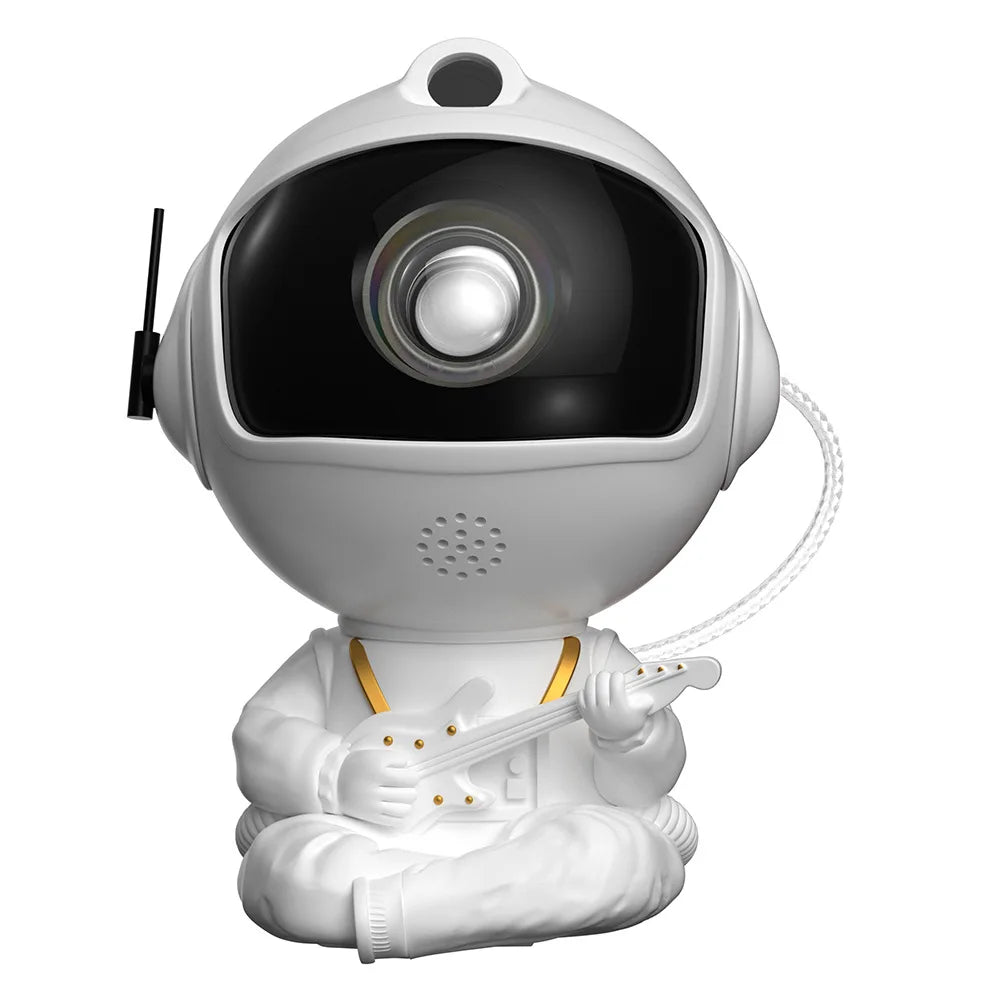 Astronaut Galaxy Star Projector Light – LED Starry Sky Nebula Lamp with Remote Control – USB Night Light for Kids, Adults, Bedroom, or Gift Use