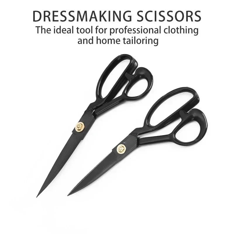 8/9 Inch Vintage Tailor Scissors – Heavy-Duty Stainless Steel Fabric and Leather Shears for Sewing and DIY Projects
