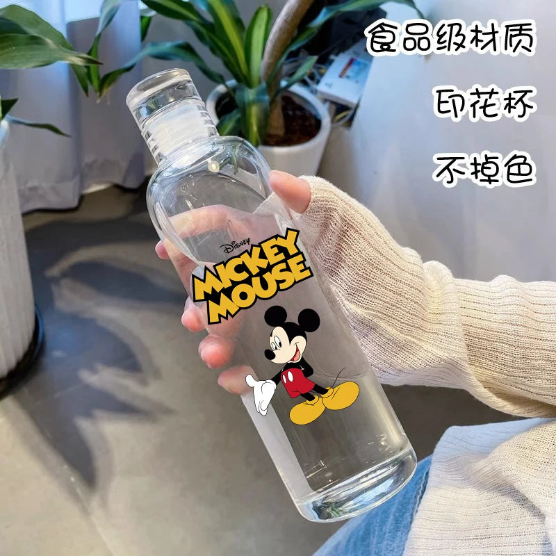 500ml Disney Mickey Water Bottle – High-Capacity Cartoon Sports Bottle for Kids and Adults, Portable Travel Drinking Bottle for Outdoor Fitness and Gifts