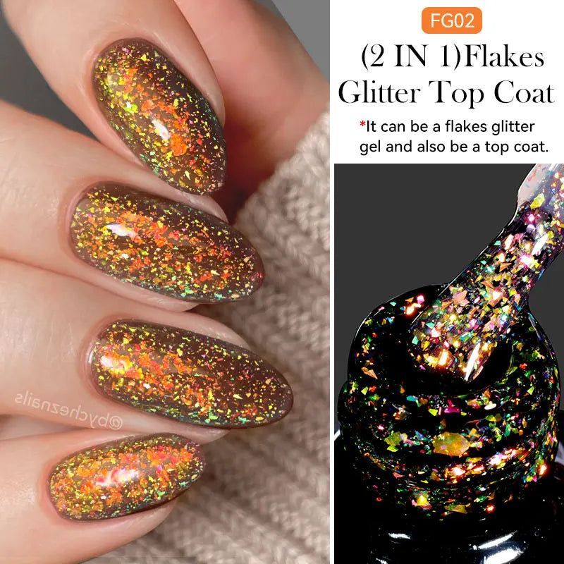 7ml Dynamic Reflective Cat Eye Magnetic Gel – Glitter Soak-Off Nail Polish with 3D Magnet Effect
