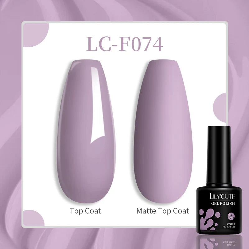 7ml Brown Earth Tone Gel Nail Polish – Coffee Color Series UV Soak-Off Varnish for Autumn & Winter