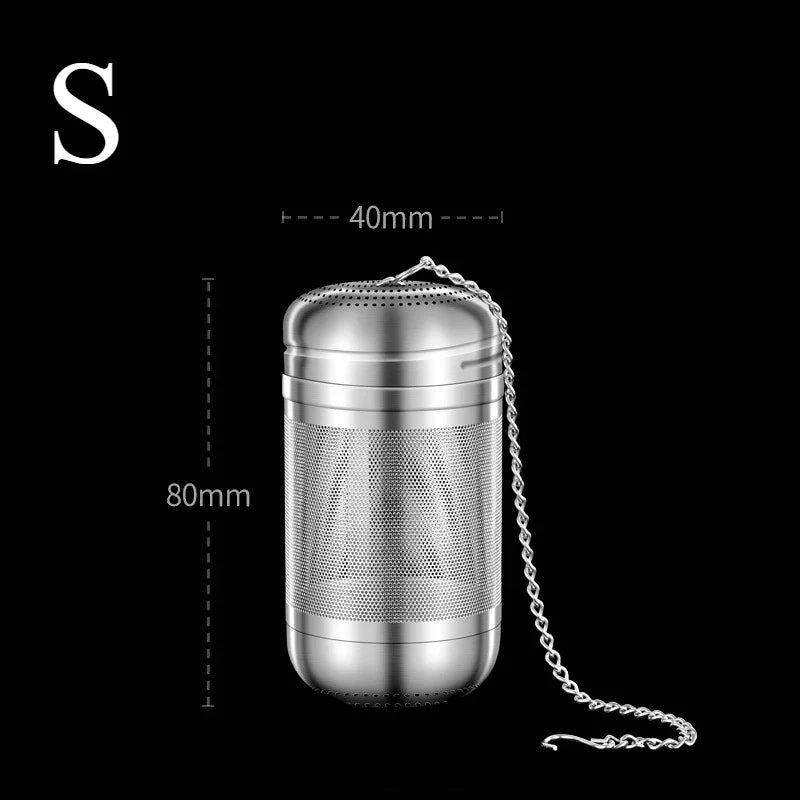 316 Stainless Steel Tea and Spice Infuser – Fine Mesh Strainer for Hot Pot, Teapots, Coffee & Cooking Herbs