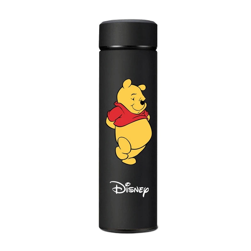 500ml Disney Mickey & Minnie Stainless Steel Thermos Cup – Double-Layer Tea Separation Bottle for Kids and Adults, 6–12 Hour Insulation