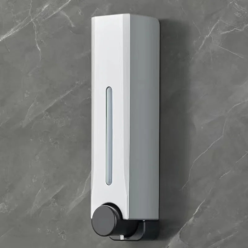 500ML Wall-Mounted Soap Dispenser – Modern Press-Type Shower Gel and Detergent Dispenser for Bathroom