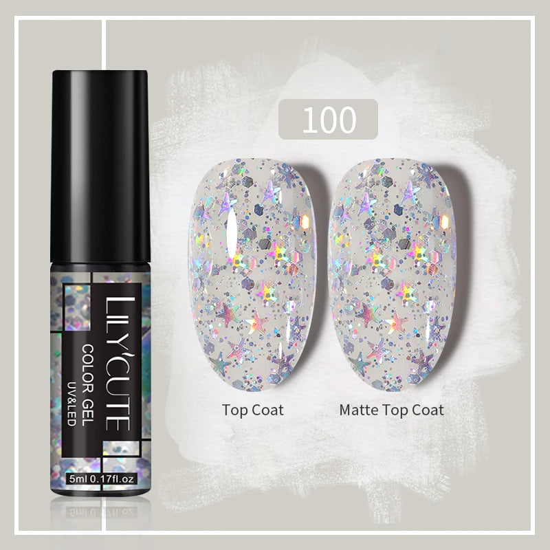 7ml Metallic Chrome Silver Mirror Effect Gel – Super Bright Line Art & French Tip Nail Painting Gel Polish