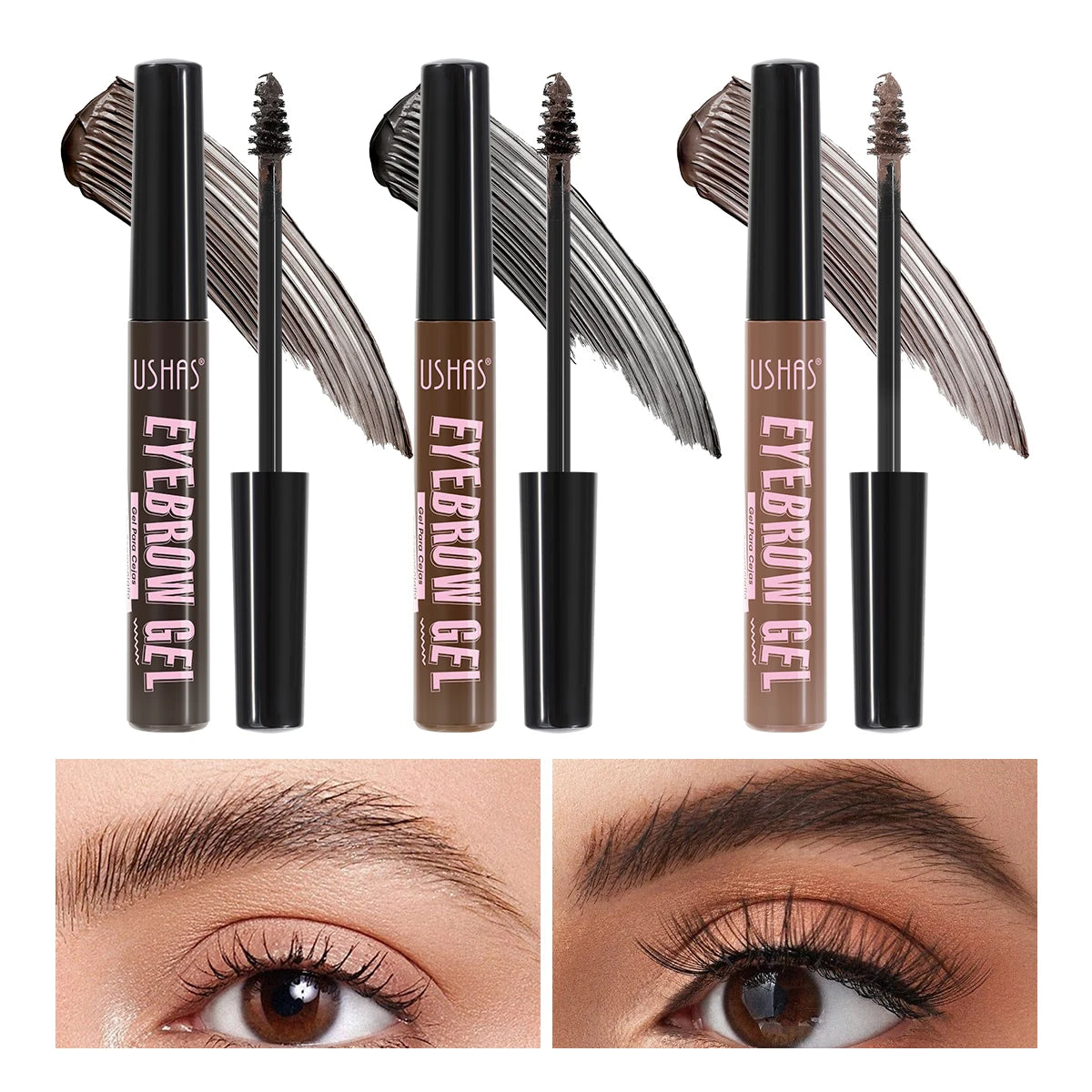 3-Color Waterproof Eyebrow Gel – Long-Lasting Tint Cream for Natural Eyebrow Definition