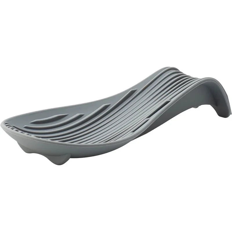 1/4Pcs Silicone Heat-Resistant Spoon Holders – Non-Slip Utensil Rest and Placemat for Kitchen Cooking Tools