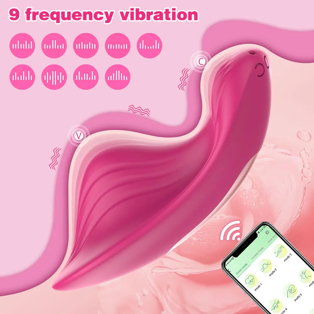 APP-Controlled Wearable Vibrator – Magnetic Remote Egg Clit Stimulator for Women