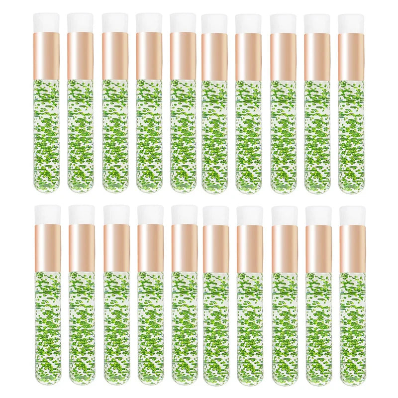 20-Piece Crystal Eyelash Cleaning Brush Set – Lash Shampoo & Blackhead Remover Tools for Eyelash Extension and Makeup Care