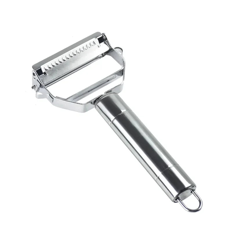 Stainless Steel Fruit & Vegetable Peeler – Multifunction Julienne Grater Slicer for Potato, Carrot, Cucumber & More