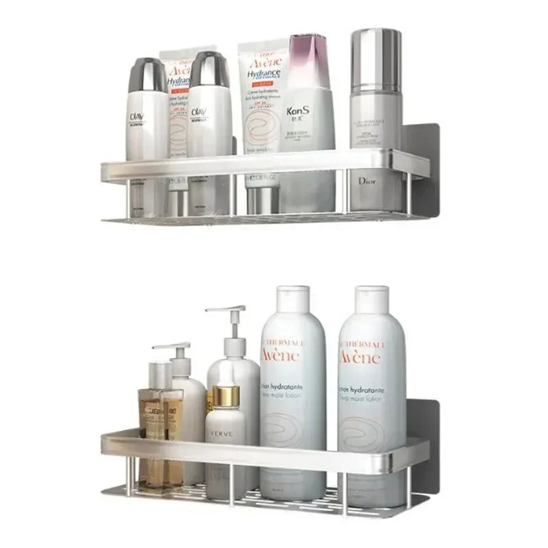 Thickened Aluminum Kitchen Sink Holder – Space-Saving Storage Rack for Towels, Sponges & Drainage