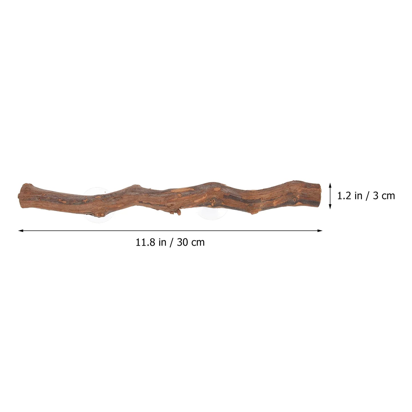 Wooden Tree Branch Reptile Accessory – Climbing and Perching Decoration for Bearded Dragons, Lizards, and Terrarium Setups