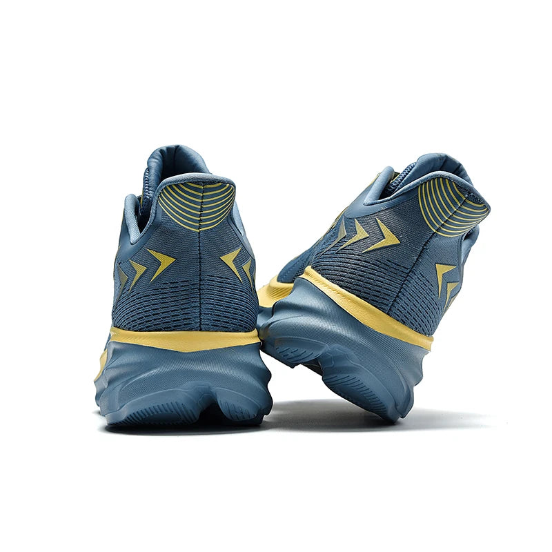 Carbon Plate Running Shoes – Lightweight Air Cushion Sneakers for Men & Women, Breathable Non-Slip Athletic Trainers