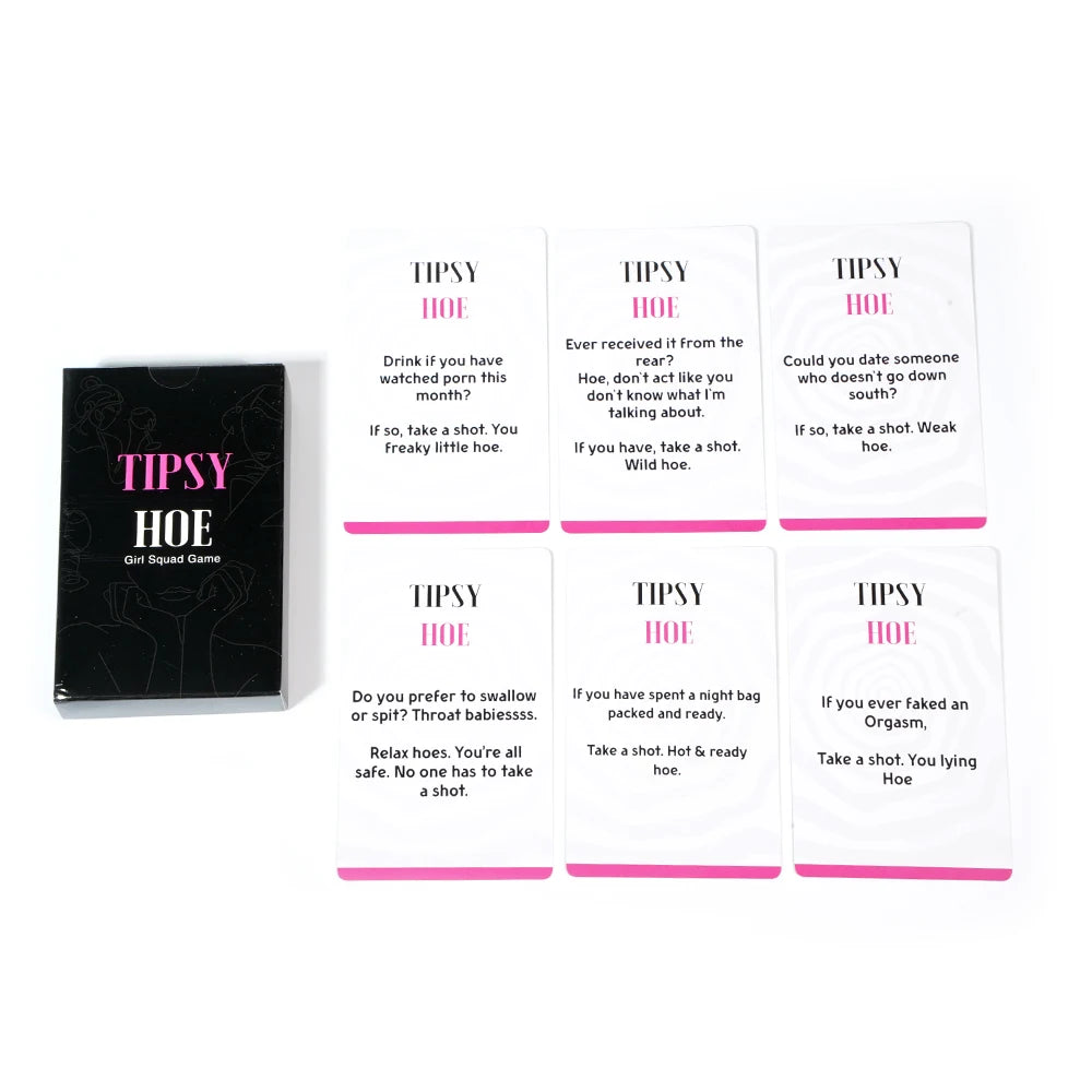 Tipsyhoe Party Card Game – Fun Adult Drinking Game for Ladies Night, Bachelorette Parties & Bridal Showers