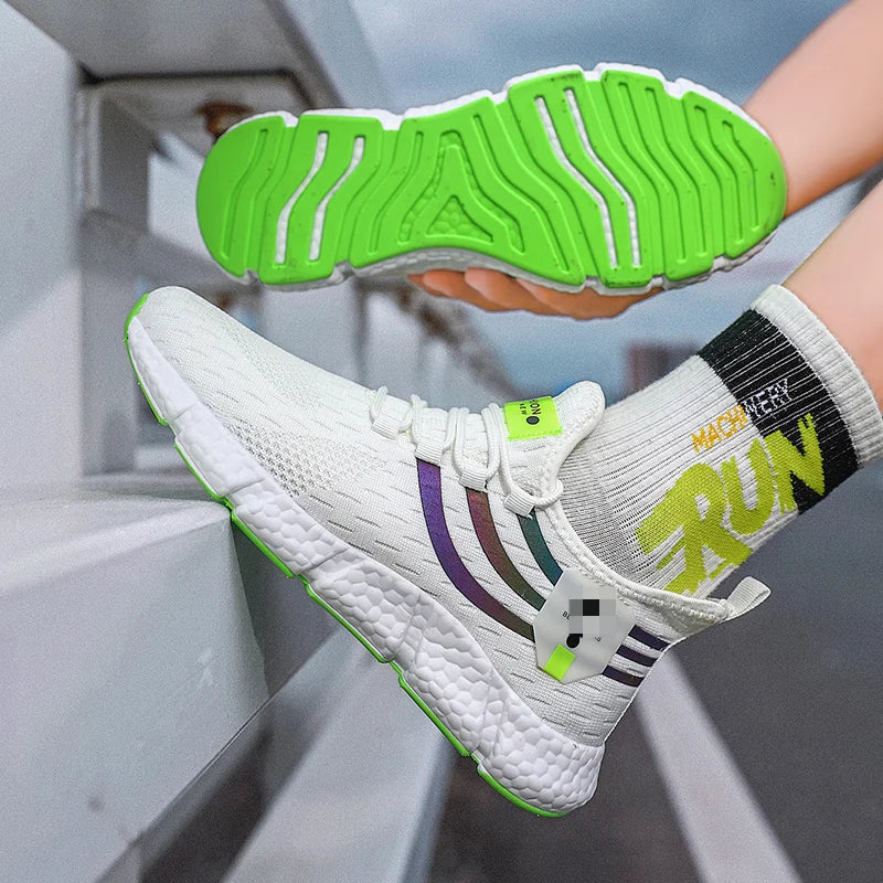 Breathable Lightweight Mesh Sneakers – Unisex Running Shoes for Women and Men
