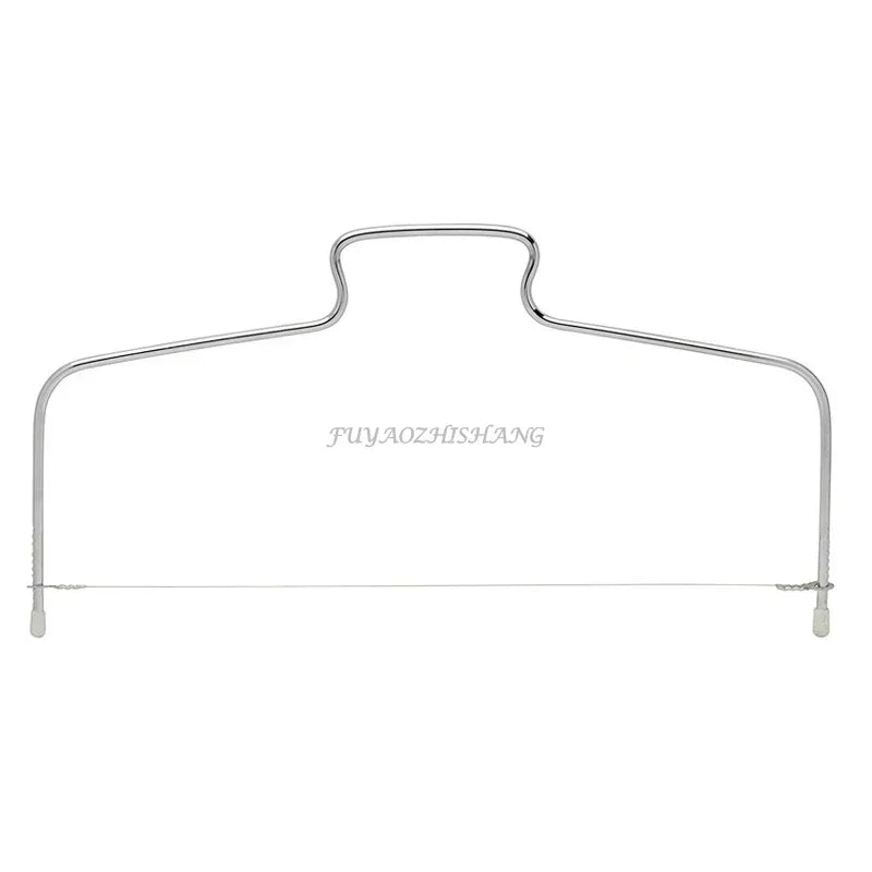 Adjustable Stainless Steel Cake Slicer – Double Wire Bread and Cake Cutter for Even Layering and Baking