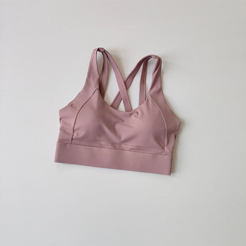 Women's High-Intensity Shockproof Sports Bra – Quick-Dry Back-Support Running & Fitness Underwear