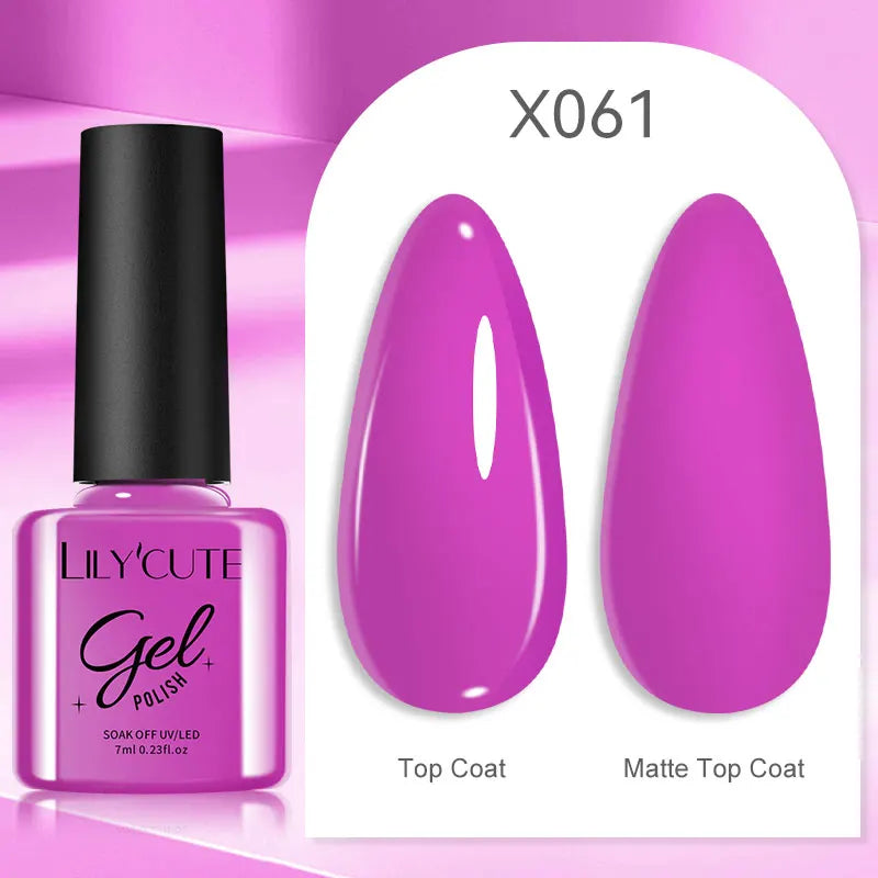 7ml Thermal Color-Changing Gel Nail Polish – Temperature Reactive Vernis with Matte & Bright Effect