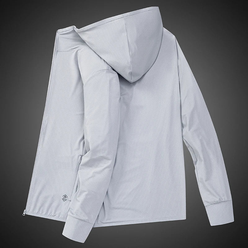 Unisex Summer UV Protection Jacket – Lightweight Breathable Hooded Sunscreen Outerwear