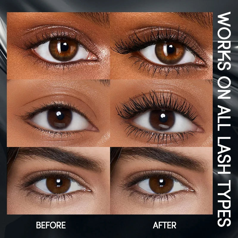 Ultra Long-Lasting 4D Waterproof Mascara – Fiber Extension with 360° Spiral Brush (20g)