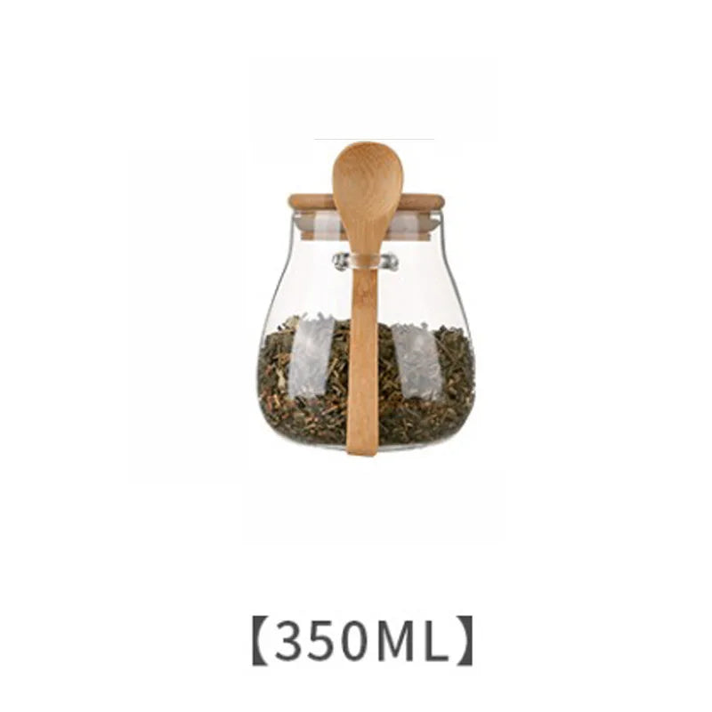 Airtight Glass Food Storage Jars with Lids – Hermetic Containers for Sugar, Tea, Coffee, and Dry Goods