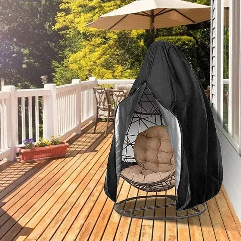 Waterproof Hanging Chair Cover – Anti-Dust Slipcover for Outdoor Swing Chairs