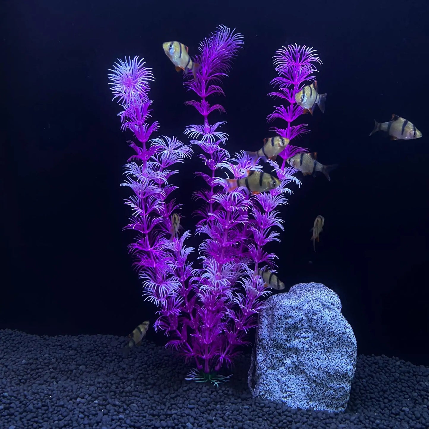 30cm Tall Artificial Aquarium Plants – Plastic Simulated Water Plants for Fish Tank Landscaping and Aquascaping Decoration
