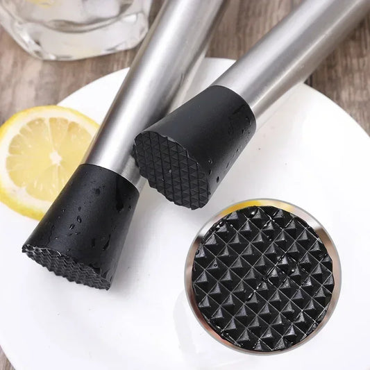 Stainless Steel Ice Crusher Hammer & Muddler – Multipurpose Bar Tool for Cocktails, Popsicles, and Fruit Prep