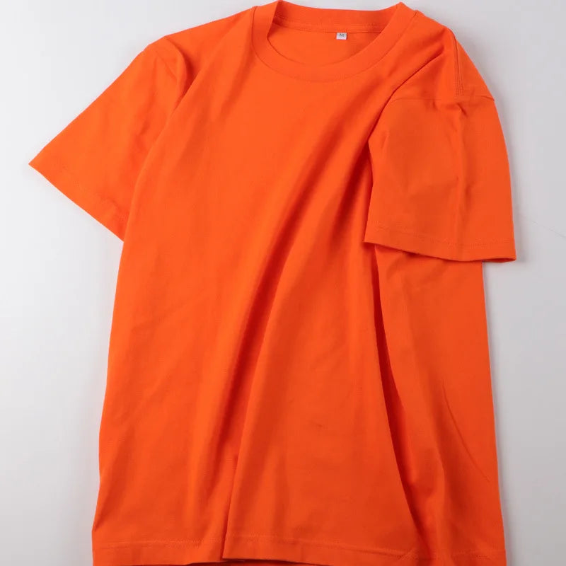 Women's 100% Cotton Loose Fit Short Sleeve T-Shirt – Casual Solid Color Summer Essential Tee